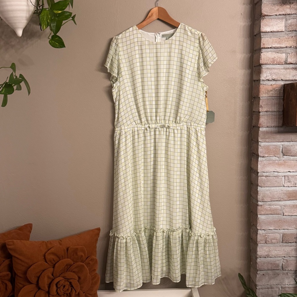 RYEGRASS Ruffle Maxi‎ Dress